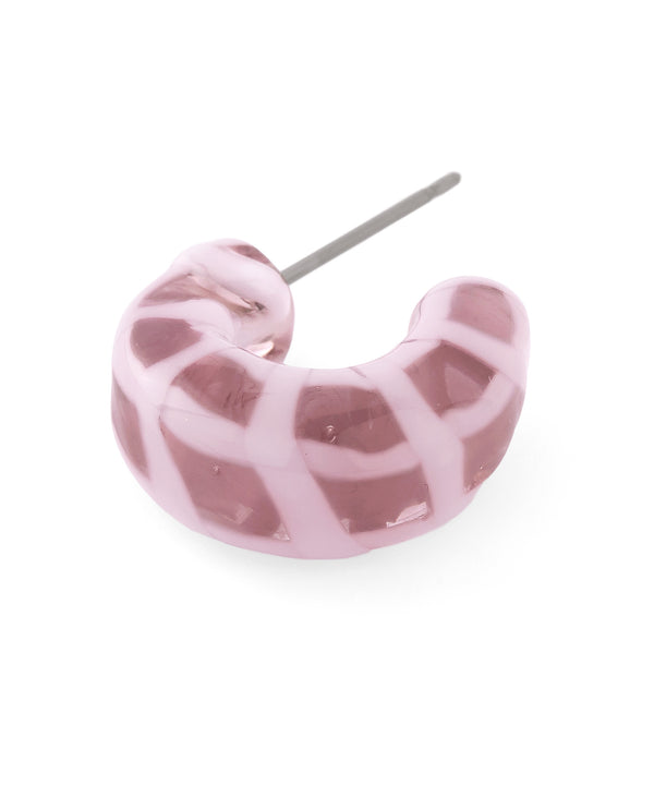 カラーガラスフープピアス[Ownideal]