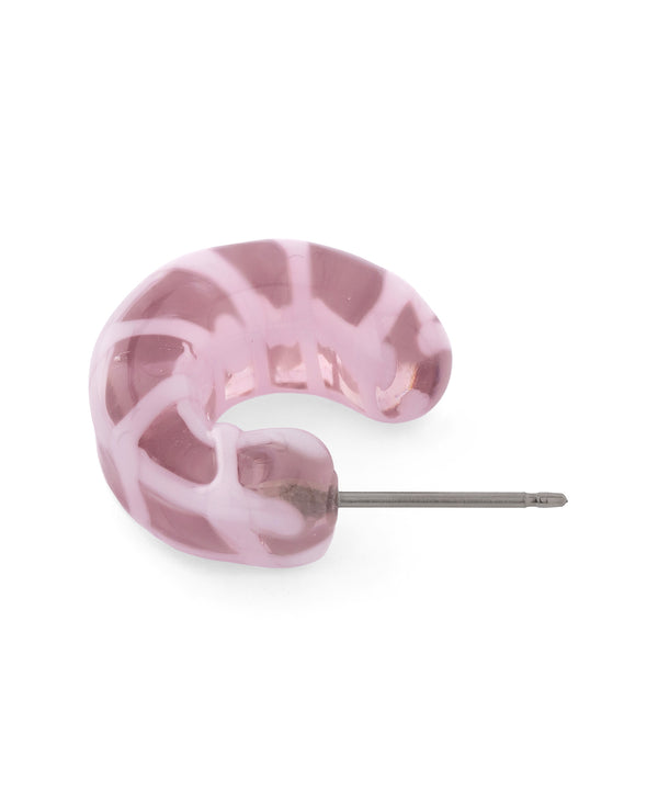 カラーガラスフープピアス[Ownideal]