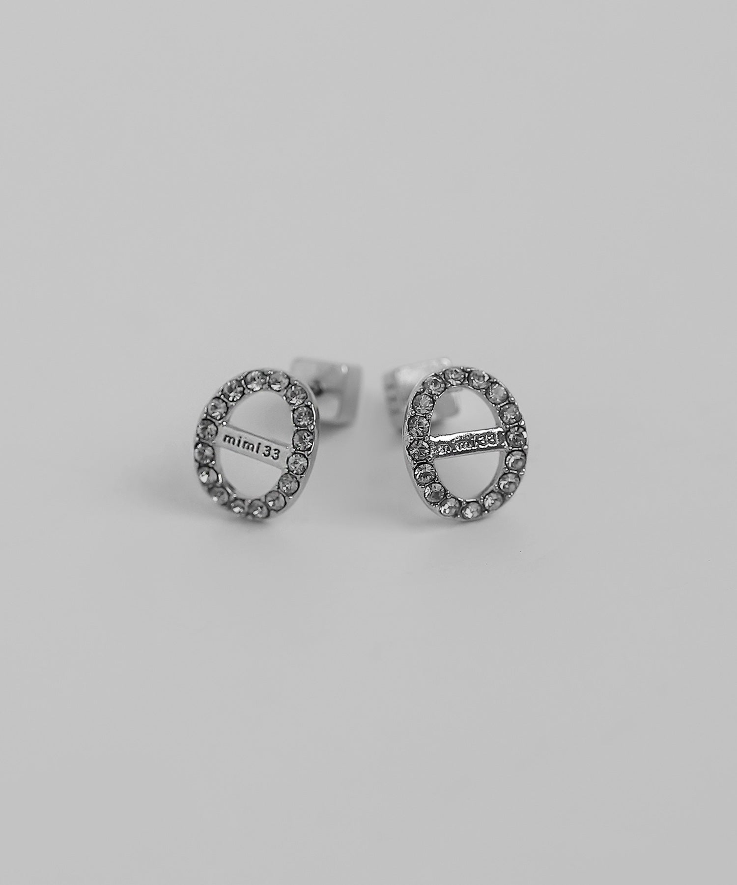 mimi33] Bijou Oval Earrings [Sheerchic] | Anemone, SIENA ROSE