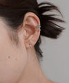 チェーンフープピアス[silver925][Sheerchic]
