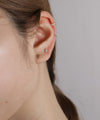 チェーンフープピアス[silver925][Sheerchic]