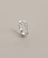 ビジューフープピアス[silver925][Sheerchic]