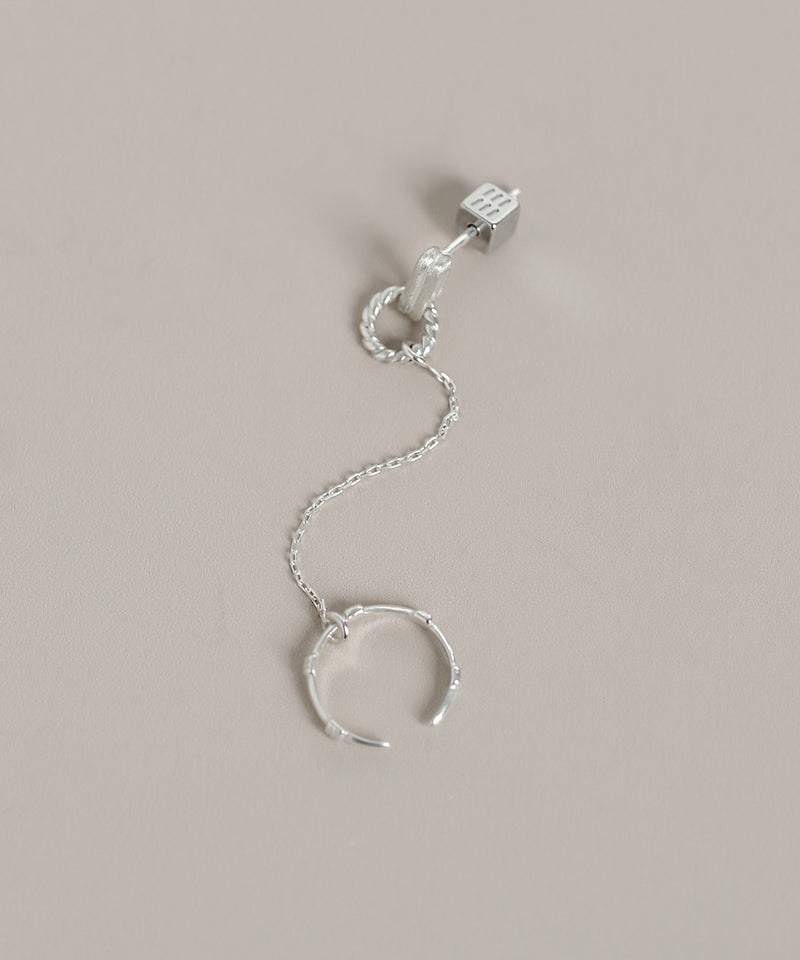 チェーンカフピアス[silver925][Sheerchic]