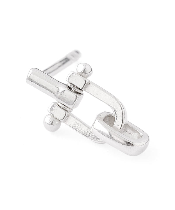 デザインチェーンピアス[silver925][Sheerchic]