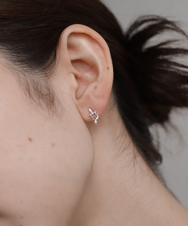 デザインチェーンピアス[silver925][Sheerchic]