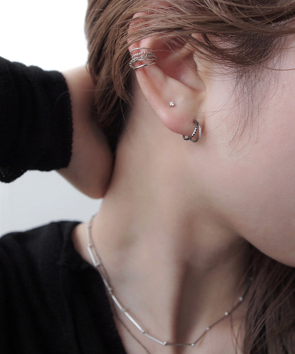 ビジューピアス[silver925][Sheerchic]