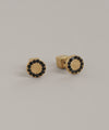 Natural Stone Circle Earrings [Ownideal]