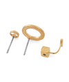 Natural Stone Asymmetrical Earrings [Ownideal]