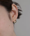 Natural Stone Asymmetrical Earrings [Ownideal]