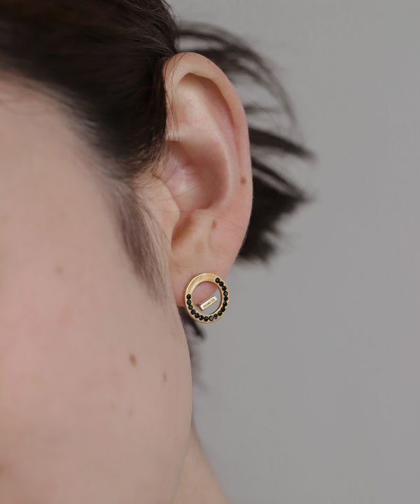 Natural Stone Asymmetrical Earrings [Ownideal]