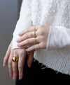 Glass x Gold Frame Ring [Ownideal]