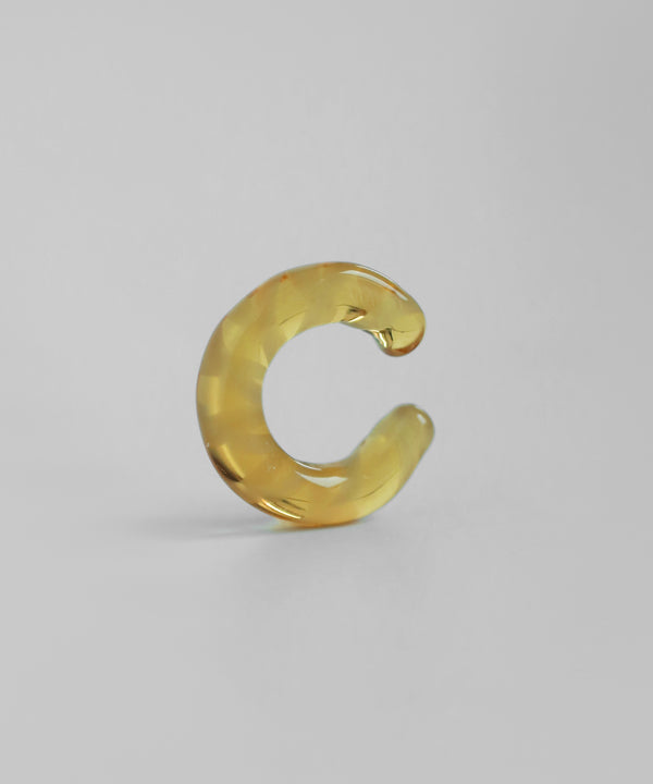 カラーガラスイヤーカフ[Ownideal]