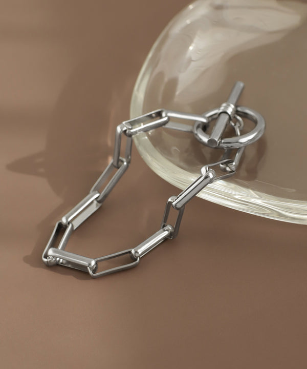 【ステンレス】チェーンマンテルブレスレット