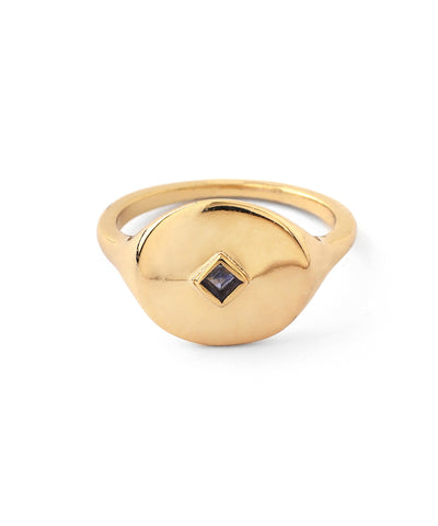 sapphire signet ring