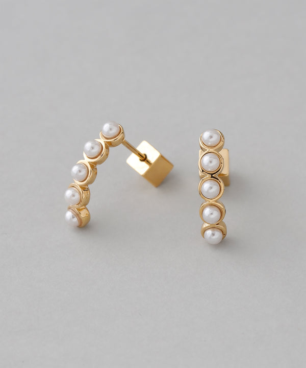 パール×カールピアス[Sheerchic]