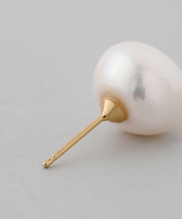 Freshwater pearl earrings [Ownideal]