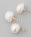 Freshwater pearl earrings [Ownideal]