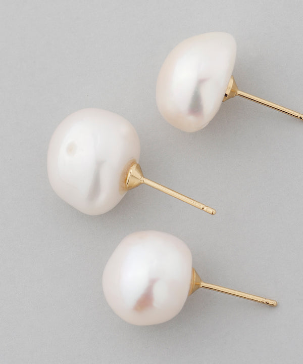 Freshwater pearl earrings [Ownideal]