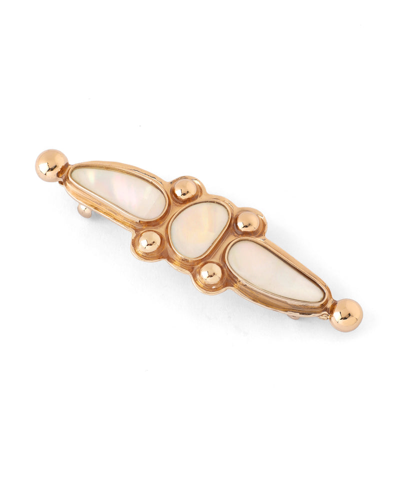 Metal Frame Shell Barrette