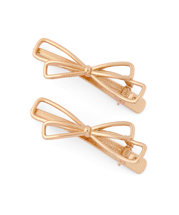 メタルラインリボンクリップ[2本セット]