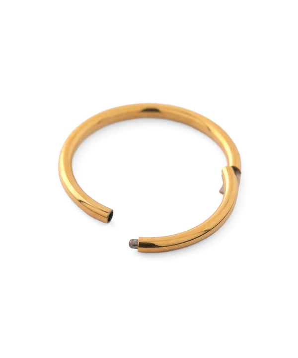 ビジュー×フープナンコツピアス[ステンレス][Sheerchic]