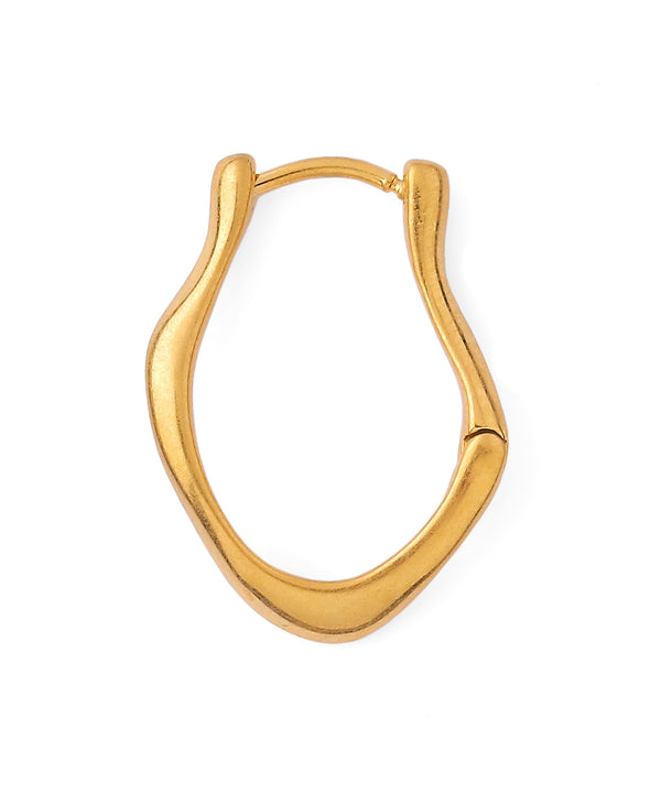 ニュアンスフープピアス[ステンレス][Basic]