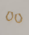 ニュアンスフープピアス[ステンレス][Basic]