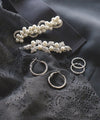 Metal Circle Earrings [S]