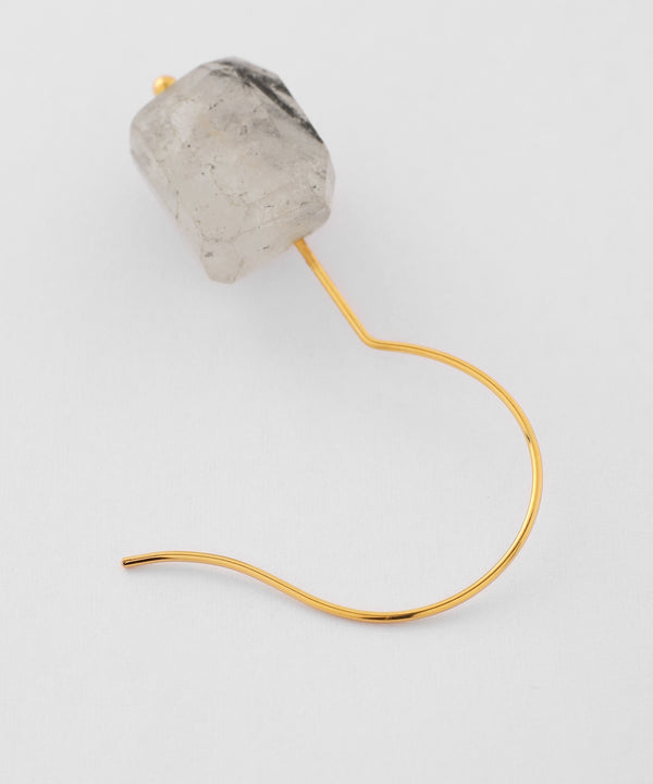 Natural stone hook earrings [Sheerchic]