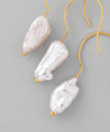 Freshwater pearl hook earrings [Sheerchic]