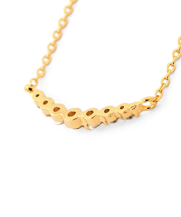 連なりビジューネックレス