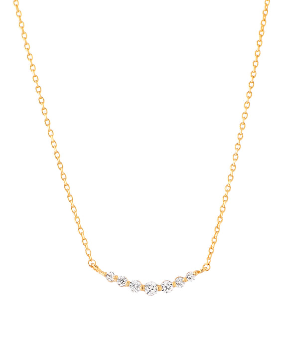 連なりビジューネックレス