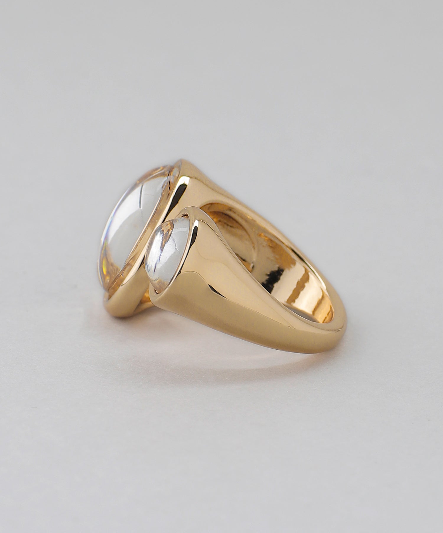 ANEMONE】クリアストーンのフォークリング｜SANPO ONLINE(サンポー