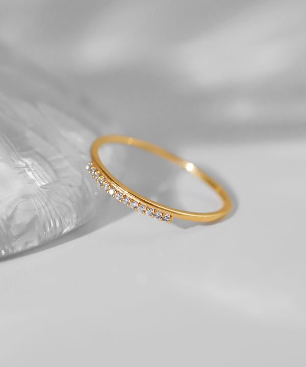 ビジューラインリング