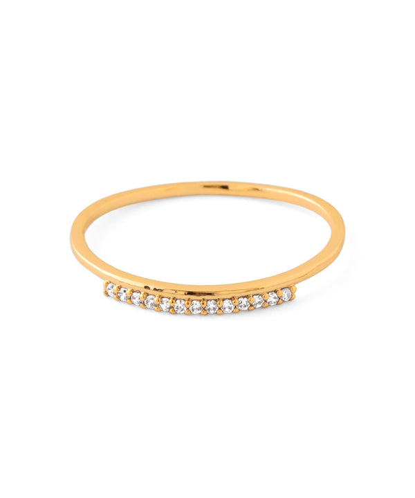 ビジューラインリング