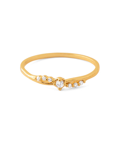 ビジューラインリング