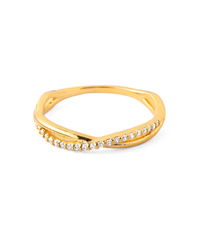 ビジューラインリング