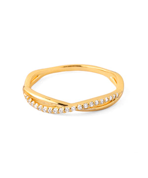 ビジューラインリング