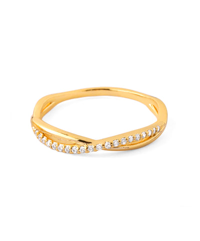 ビジューラインリング