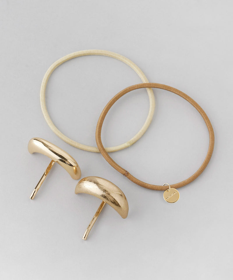 Glossy x Matte Mini Ponytail Hooks (Set of 2)