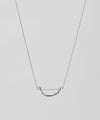 curved metal necklace