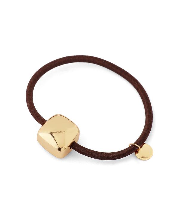 マーブルスクエアモチーフヘアゴム