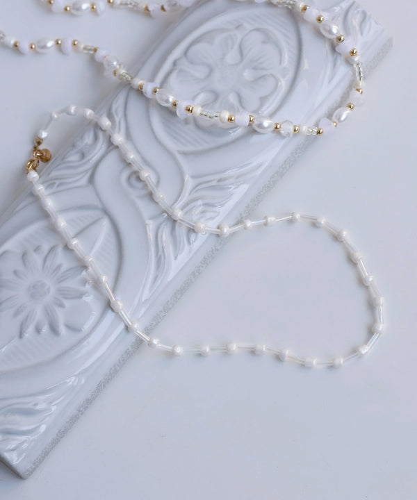 glass bead necklace