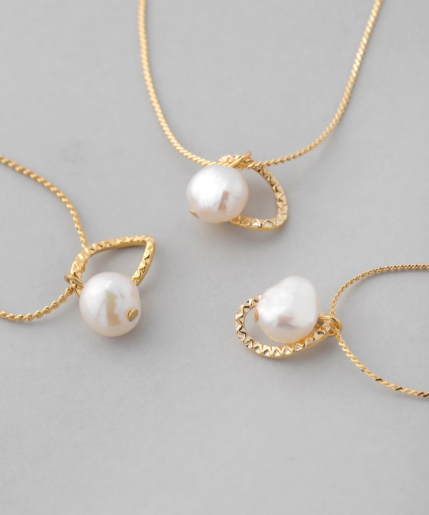 ANEMONE】パール×オーバルメタルネックレス｜SANPO ONLINE(サンポー