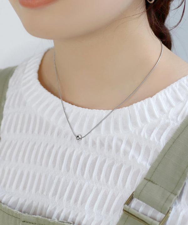 Metal Sphere Necklace