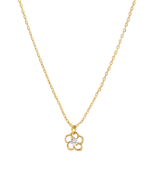 ANEMONE】ビジューフラワーネックレス｜アネモネ・シエナロゼ