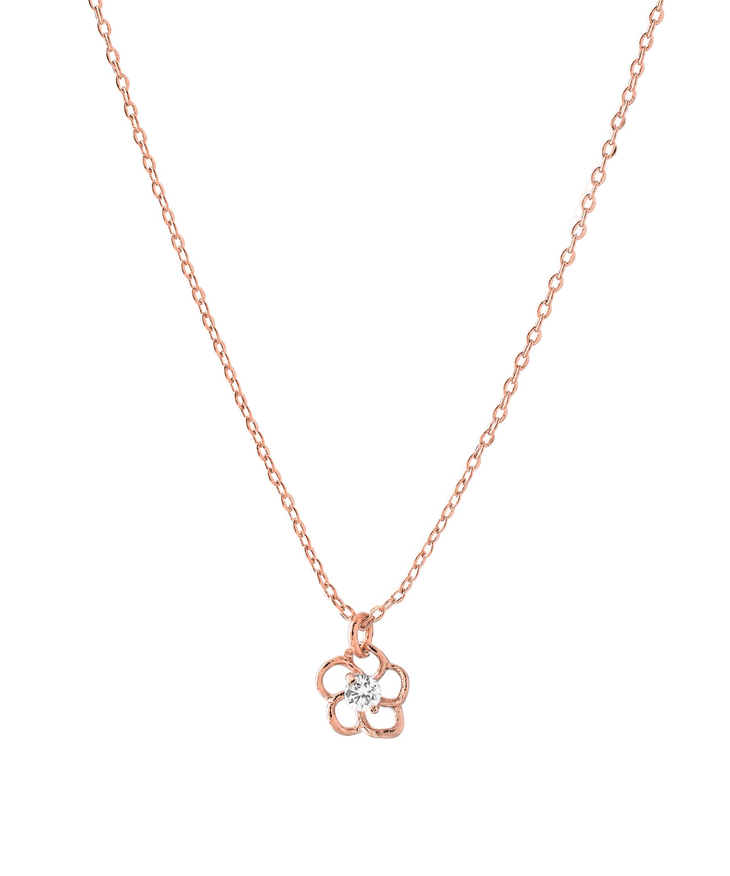 アクセサリー anemone ANEMONE】ビジューフラワーネックレス｜アネモネ・シエナロゼ