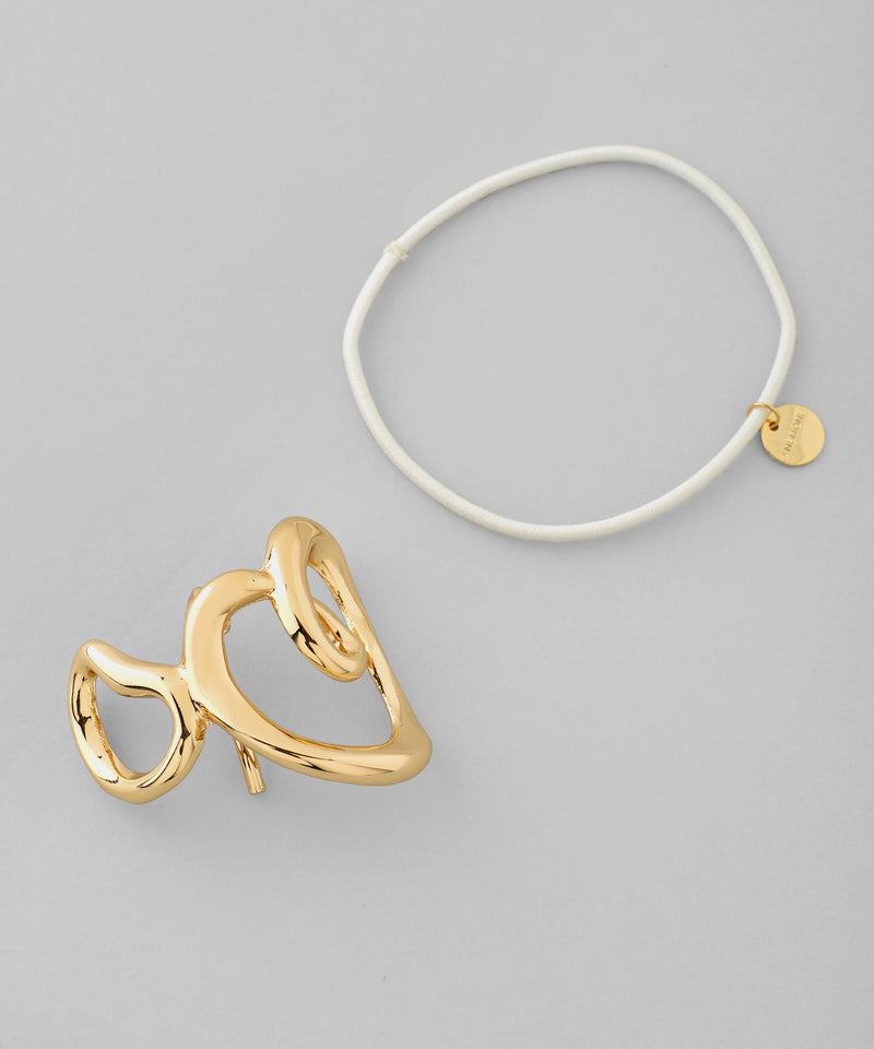 Nuance Heart Line Ponytail Hook