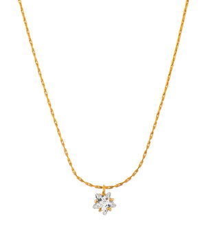 【ステンレス】スタービジューネックレス