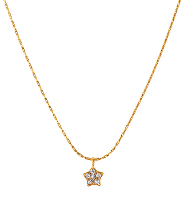 【ステンレス】スタービジューネックレス